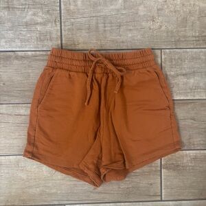 Zenana Outfitters Terracotta Athletic Shorts